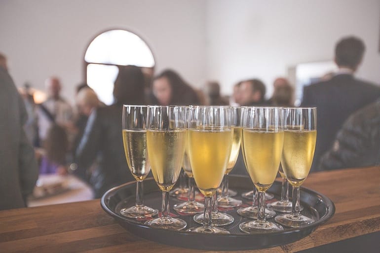 alcohol glasses champagne